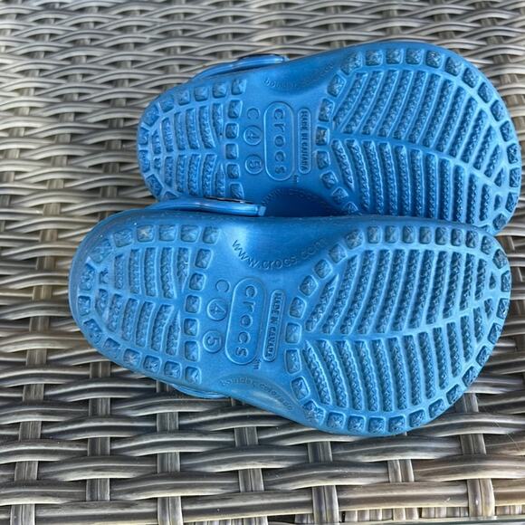 CROCS Toddler Classic Teal Blue Size 4 - Picture 5 of 5